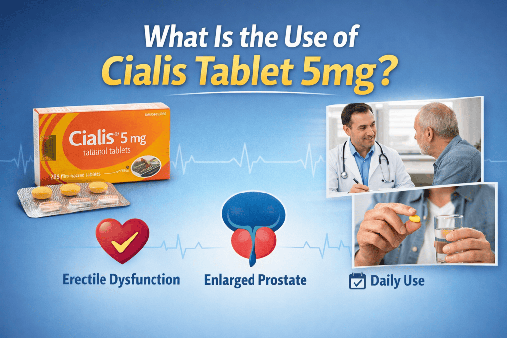 What Is the Use of Cialis Tablet 5mg informational medical image